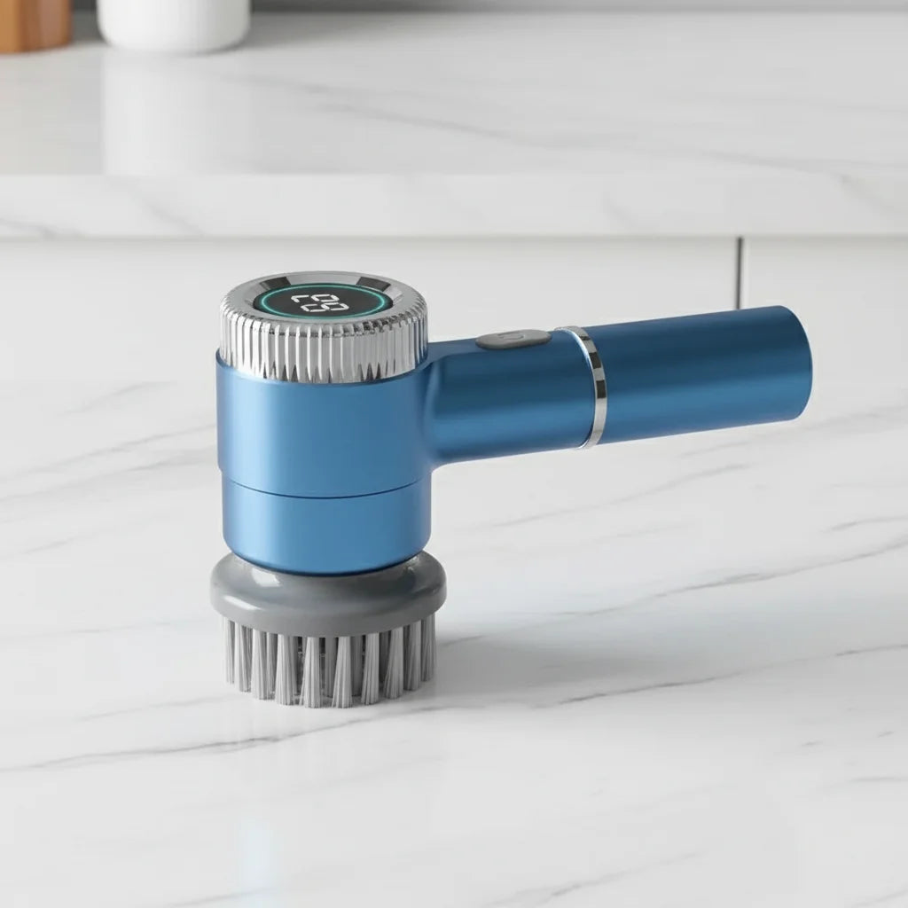 Cordless Electric Cleaning Brush with Digital Display