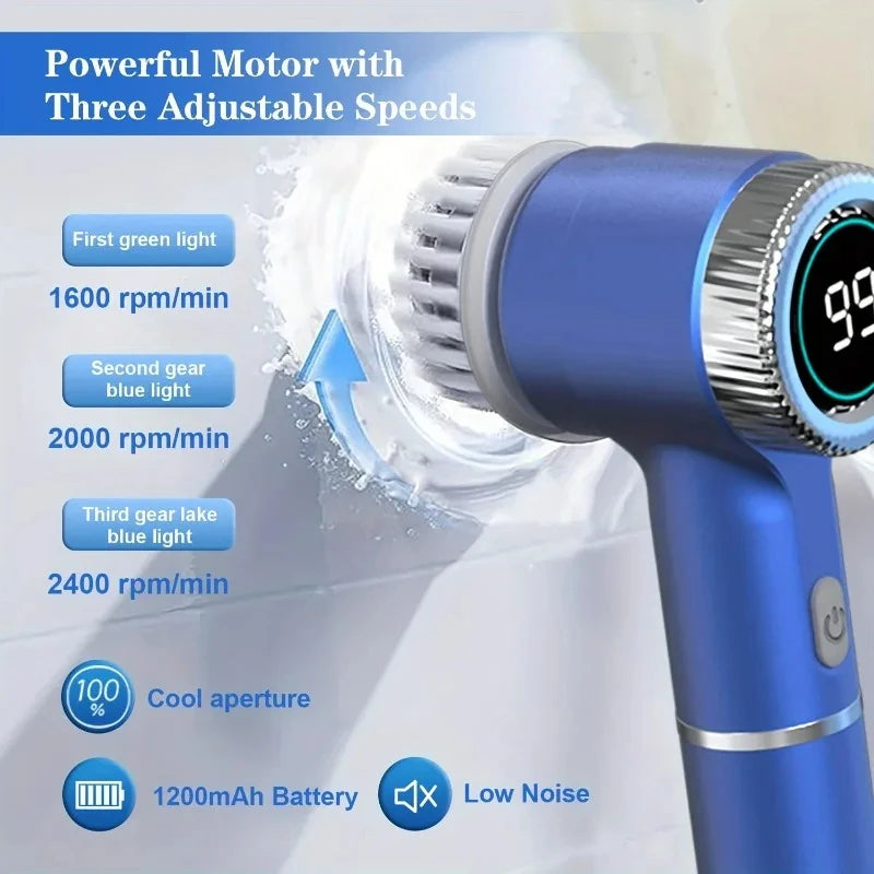 ScrubSmart With 5 Replaceable Brush Heads