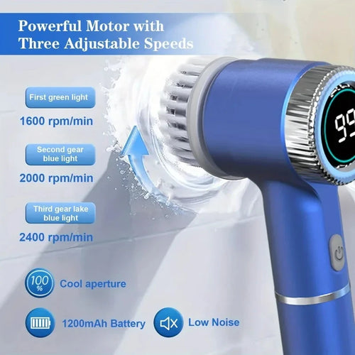 ScrubSmart With 5 Replaceable Brush Heads