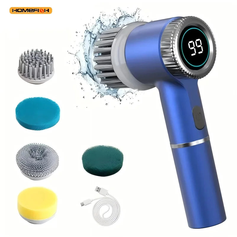 ScrubSmart With 5 Replaceable Brush Heads