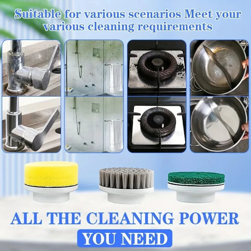 ScrubSmart With 5 Replaceable Brush Heads